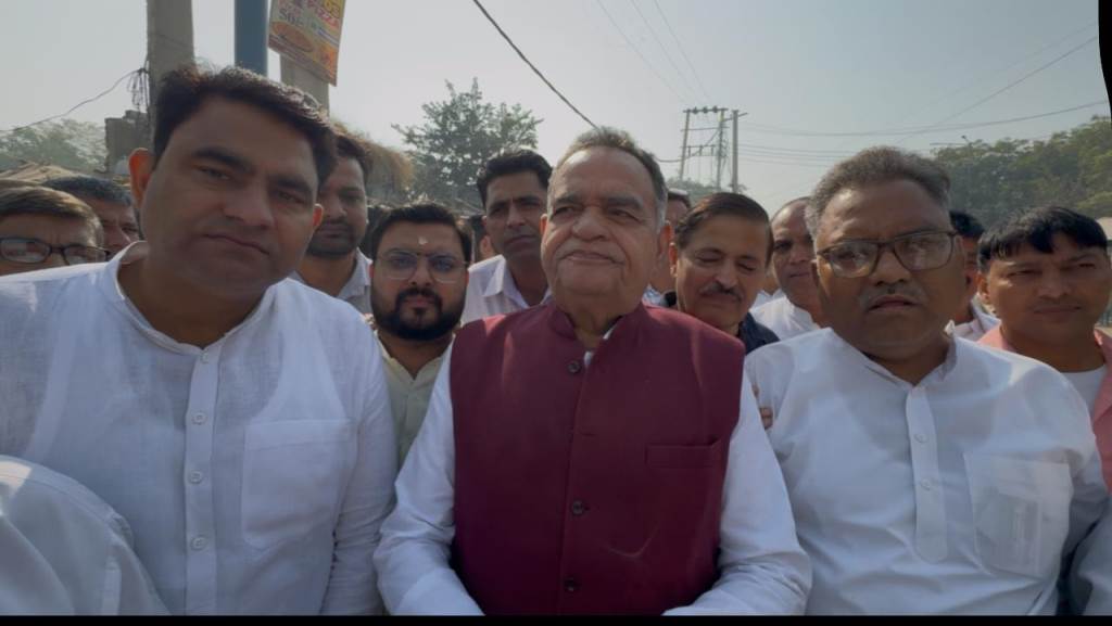 Development in Hansi acceleratesMLA Vinod Bhayana inaugurated and laid the foundation stone for three projects worth 562 crore 562 million rupees